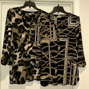 BUNDLE Stylish SPENSE TOP- Black and Camouflage
